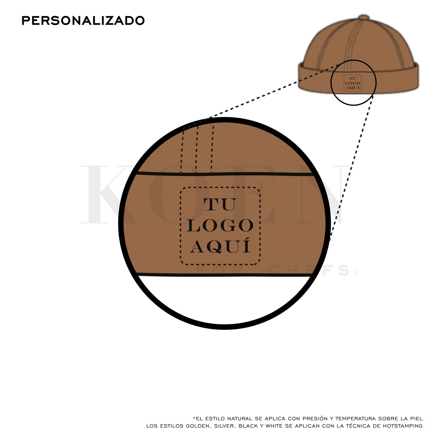 Brimless Kiblo x KOEN Honey Color Cotton Canvas