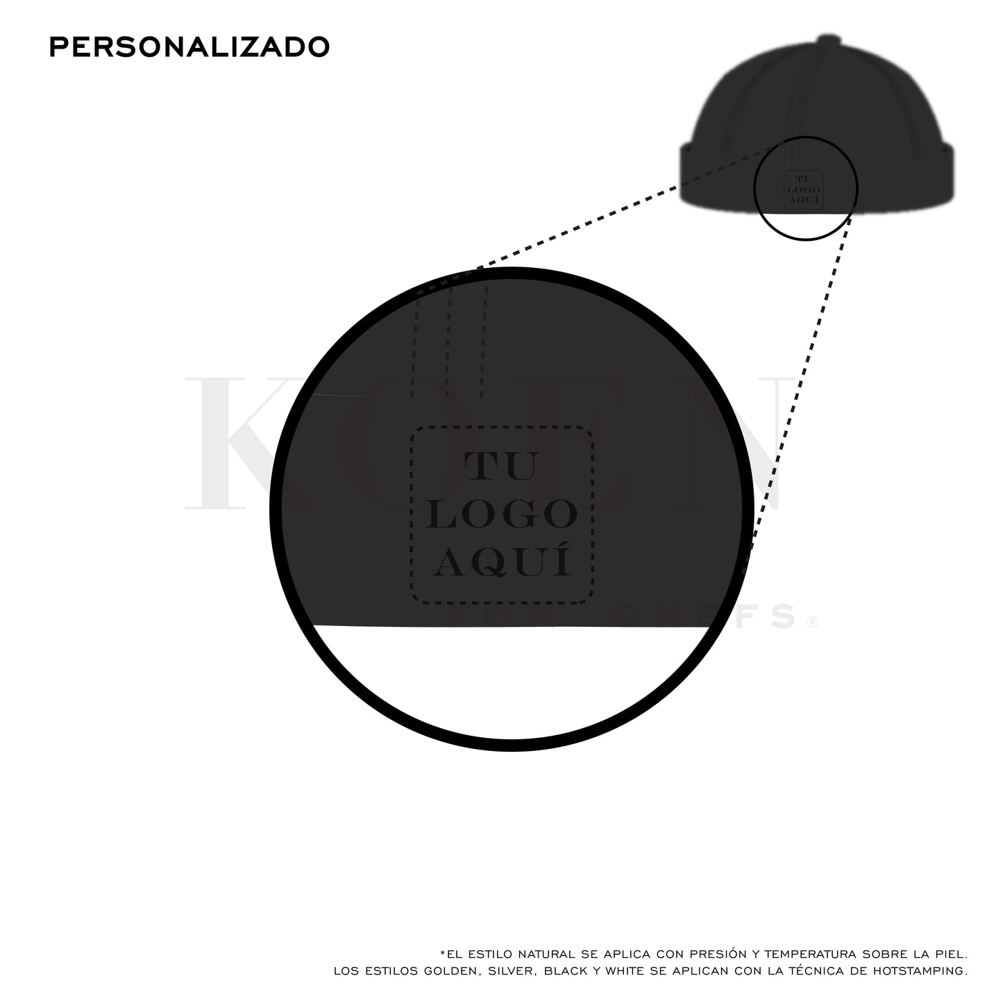 Brimless Kiblo x KOEN Cotton Canvas Black