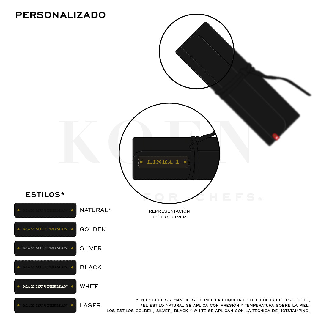Estuche XS KOEN for Chefs Color Negro