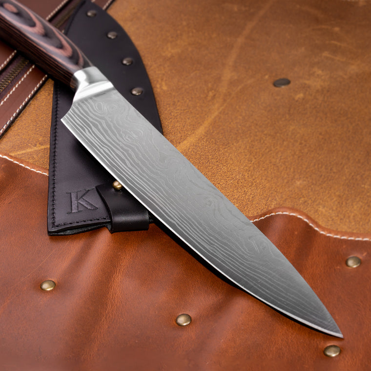 Cuchillo Chef KOEN for Chefs Acero Inox. Grabado 8"