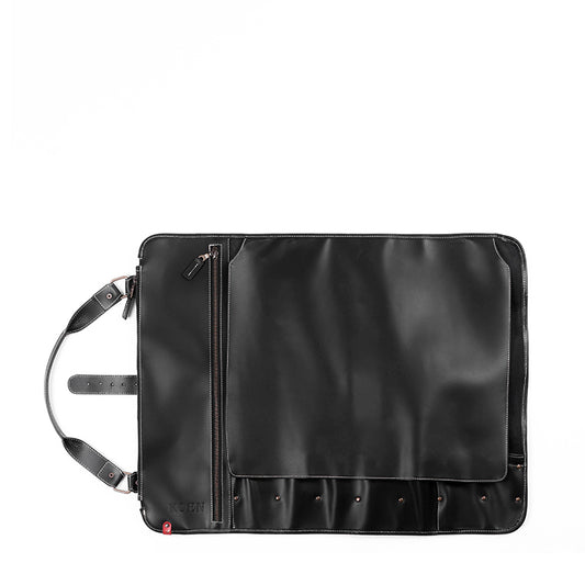 Estuche Max KOEN for Chefs Piel Bold Color Negro