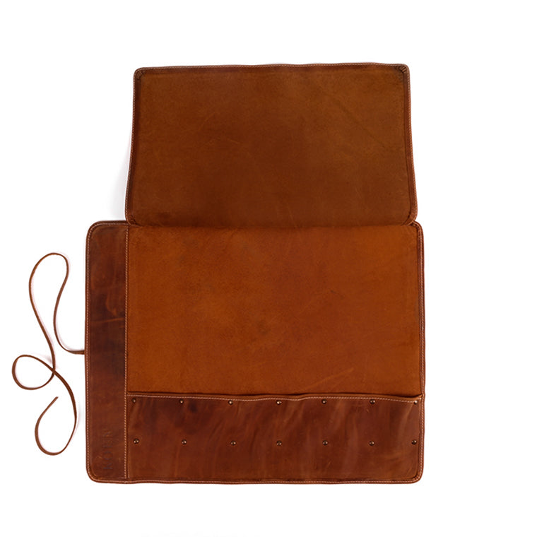 Estuche Mini KOEN for Chefs Piel Bold Color Miel