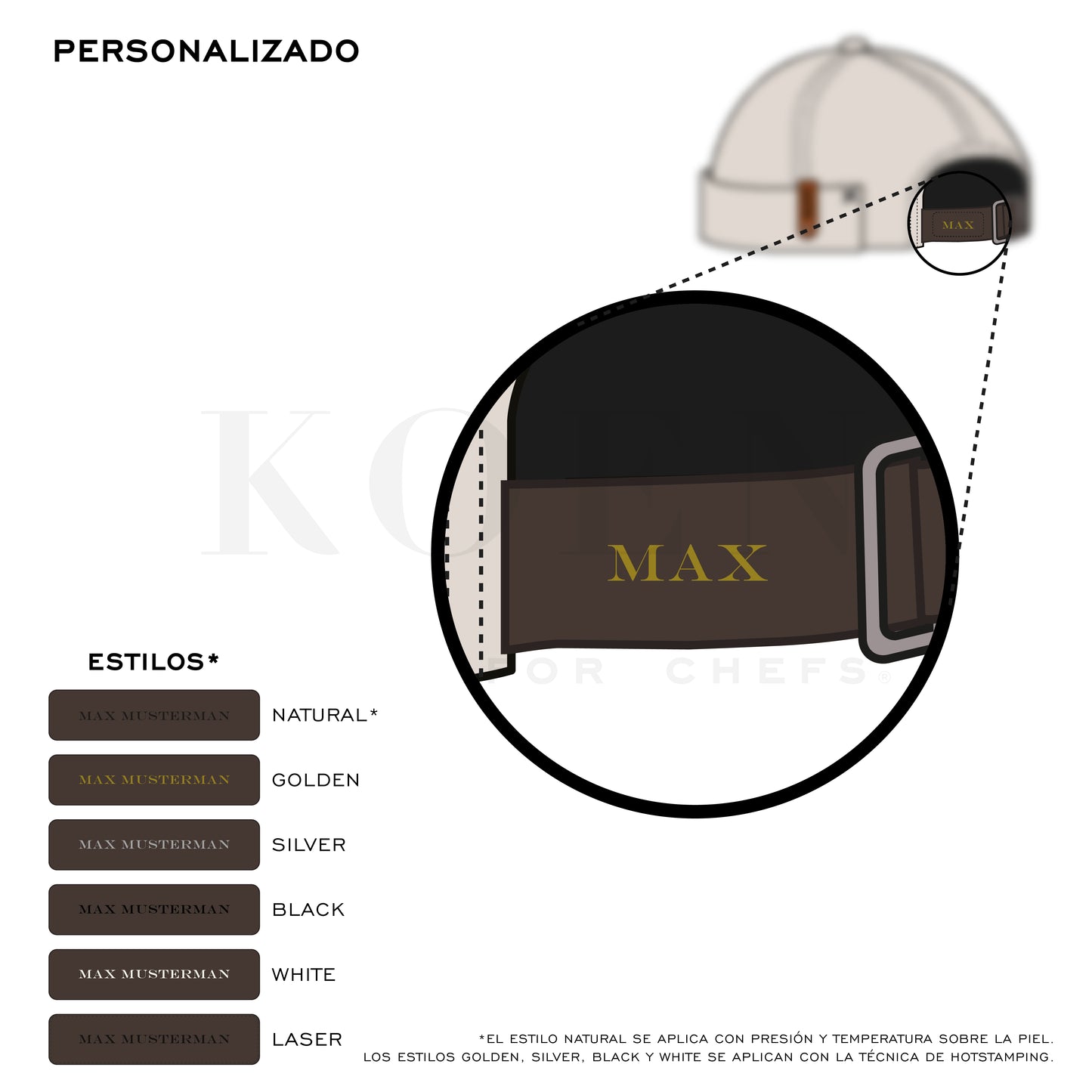 Brimless Kiblo x KOEN Cream Cotton Canvas