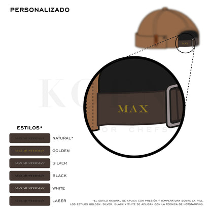 Brimless Kiblo x KOEN Honey Color Cotton Canvas