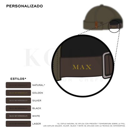 Brimless Kiblo x KOEN Olive Cotton Canvas