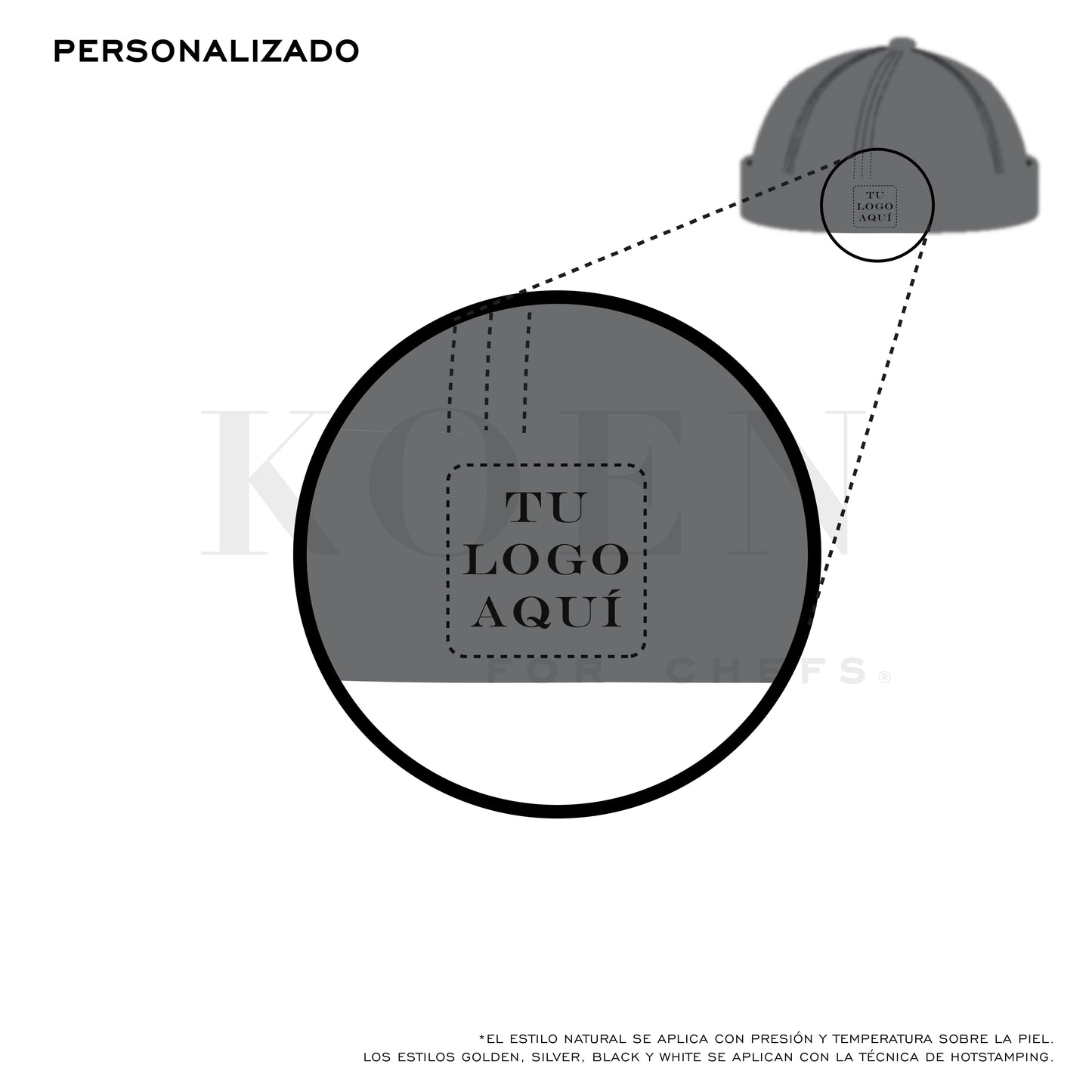 Brimless Kiblo x KOEN Cotton Canvas Grey