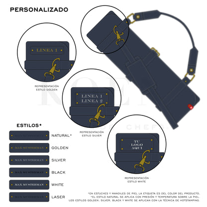 Estuche Max KOEN for Chefs Color Índigo Azul EDICIÓN ESPECIAL