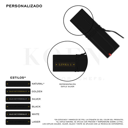 Estuche XS KOEN for Chefs Color Negro
