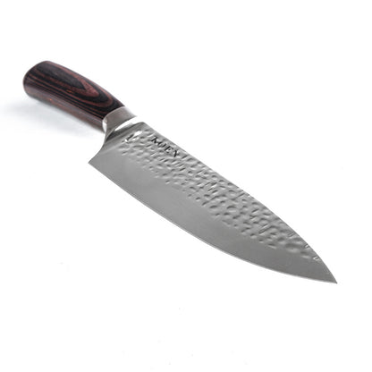 Cuchillo Chef KOEN for Chefs Acero Inox. Martillado 8"