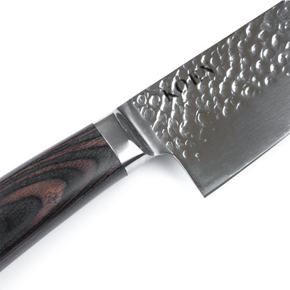 Cuchillo Chef KOEN for Chefs Acero Inox. Martillado 8"