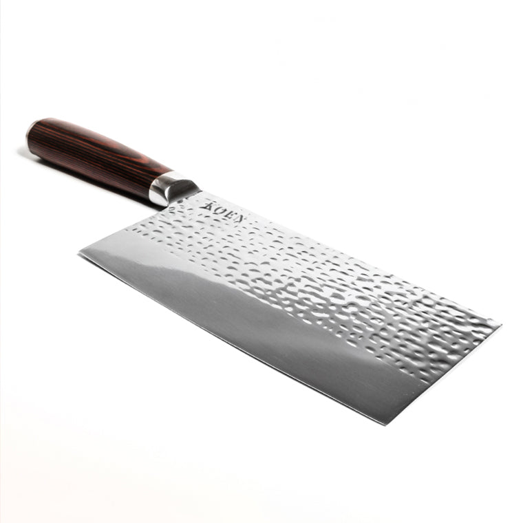 Cuchillo Cleaver KOEN for Chefs Acero Inox. Martillado 7"