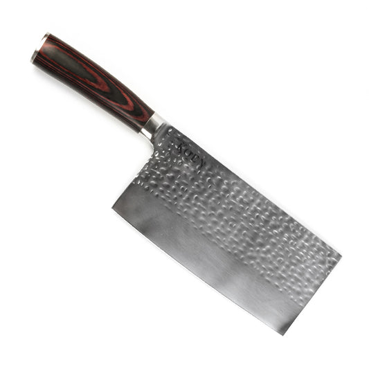 Cuchillo Cleaver KOEN for Chefs Acero Inox. Martillado 7"