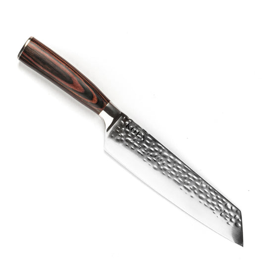 Cuchillo Kiritsuke KOEN for Chefs Acero Inox. Martillado 7"