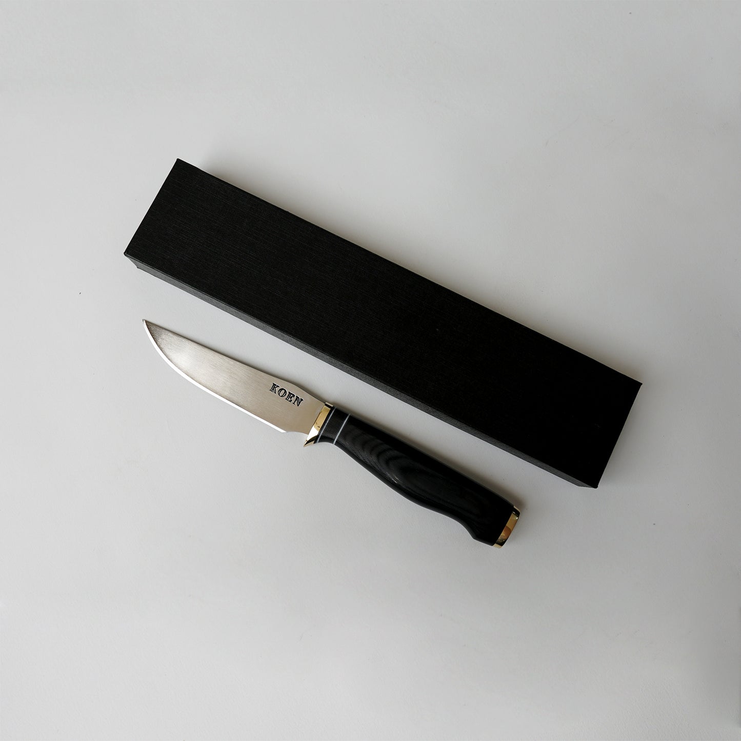 Cuchillo de Mesa Prime KOEN for Chefs Acero Inox. Color Negro
