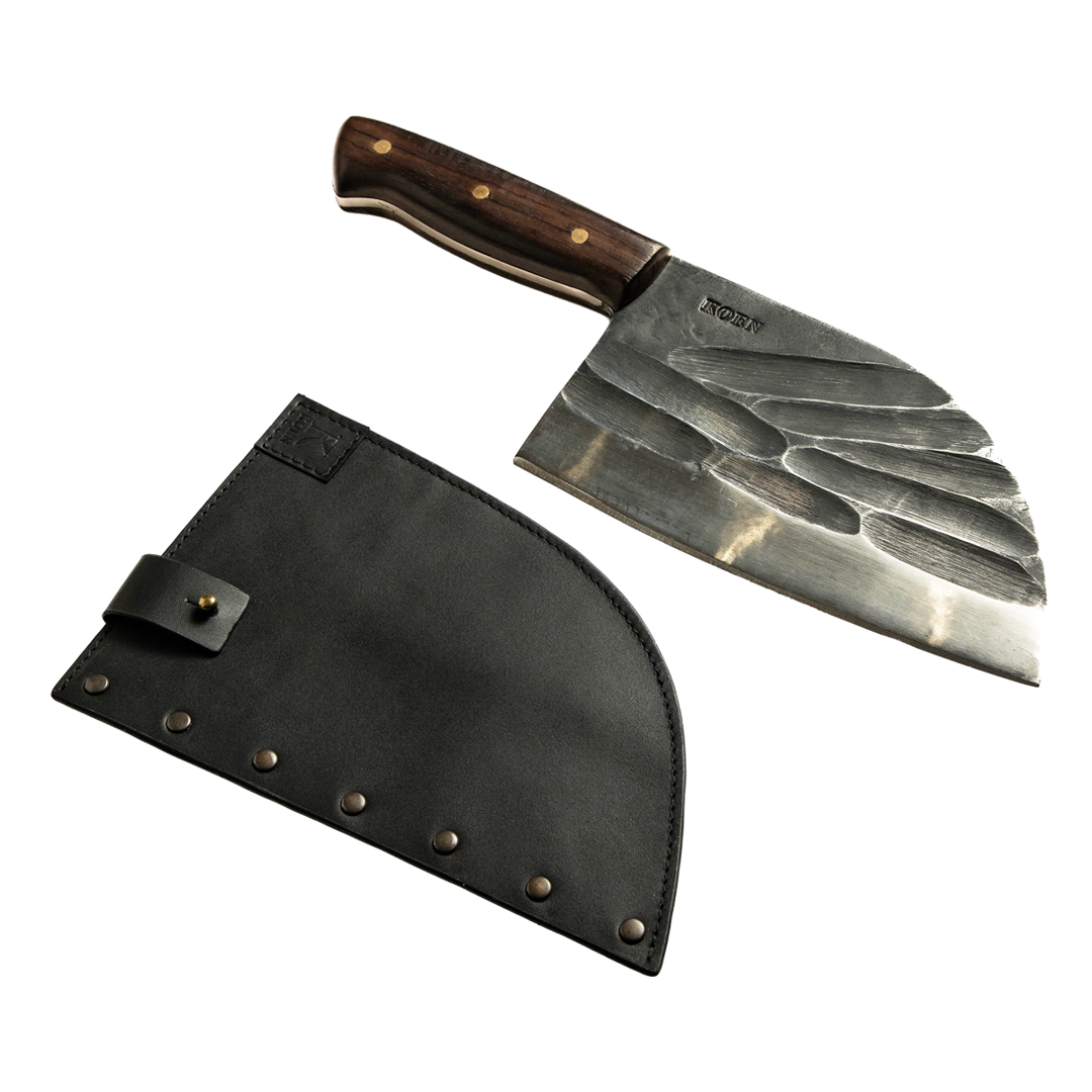 Cuchillo Mexicano Estilo Serbio Acero al Carbón 7"