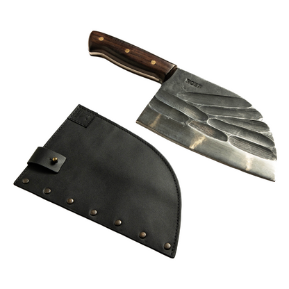 Cuchillo Mexicano Estilo Serbio Acero al Carbón 7"