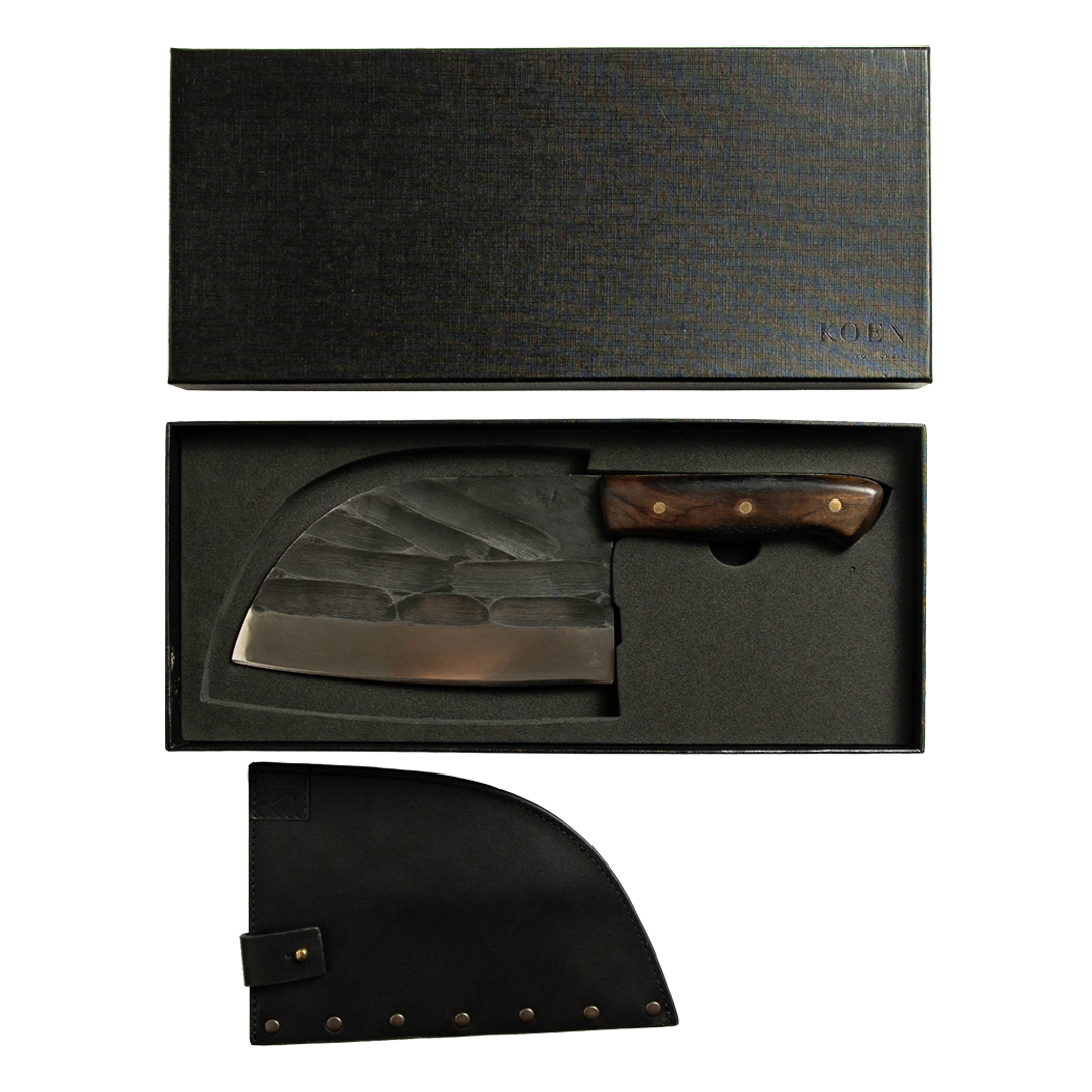 Cuchillo Mexicano Estilo Serbio Acero al Carbón 7"
