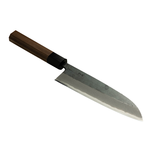 Cuchillo Japonés Wa-Gyuto Muneishi Acero Negro al Carbón Aogami#2 8.5"