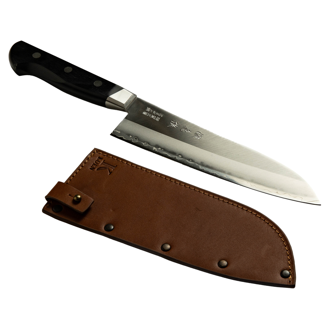 Cuchillo Japonés Santoku Minamoto Acero Sueco Sandvik  7"