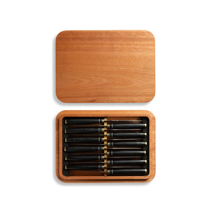 Set 12 Pz. Cuchillo de Mesa Prime KOEN for Chefs Color Negro